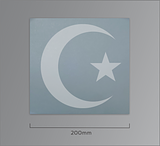 crescent moon sticker decal product image