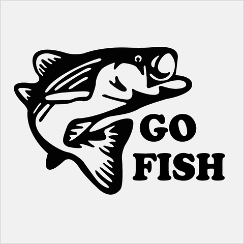 fishing sticker decal image
